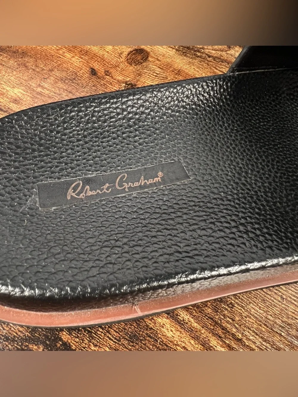 Robert Graham Skull Dock‎ Slides Casual Beach Summer Black Men's 9